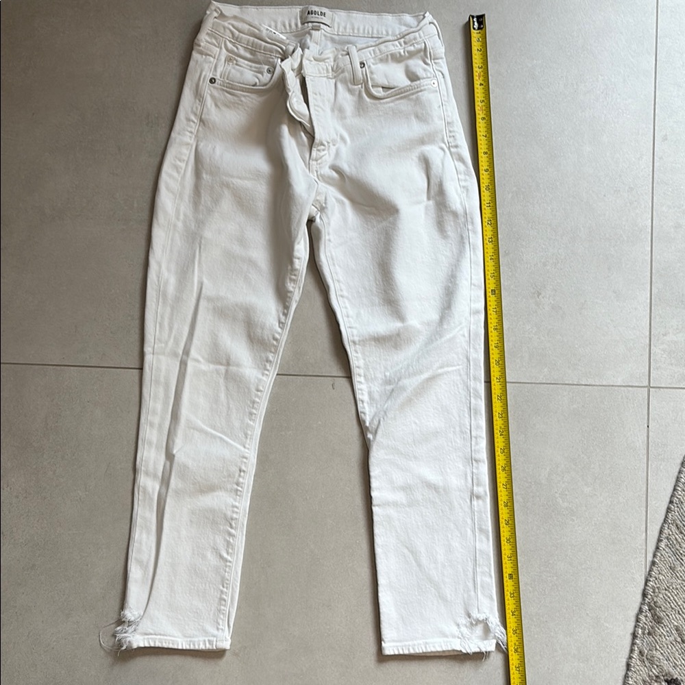 AGOLDE White Denim Jeans
